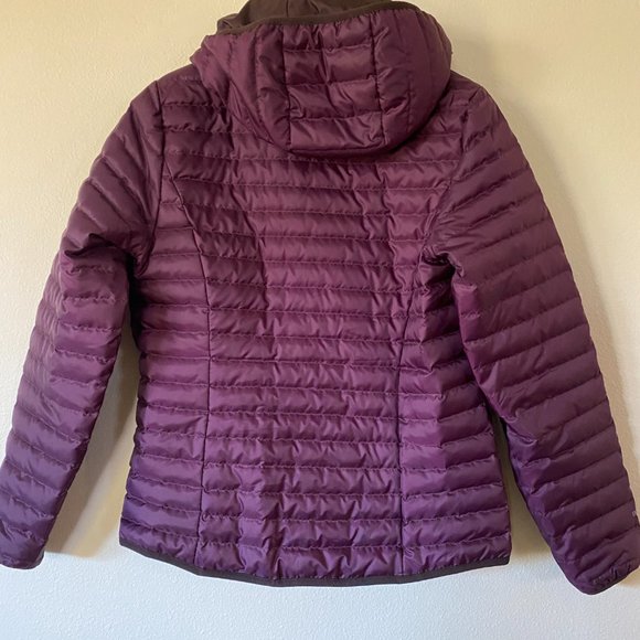 Eddie Bauer, micro down hooded jacket Size Small (6-8) - Picture 3 of 3